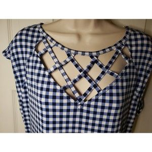 7th Avenue New York & Co. Women Blouse Tank Top Shirt - Size Large
